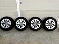 Audi Q8,Q7 оригинални джанти 19" със зимни гуми Continental 265/55/19