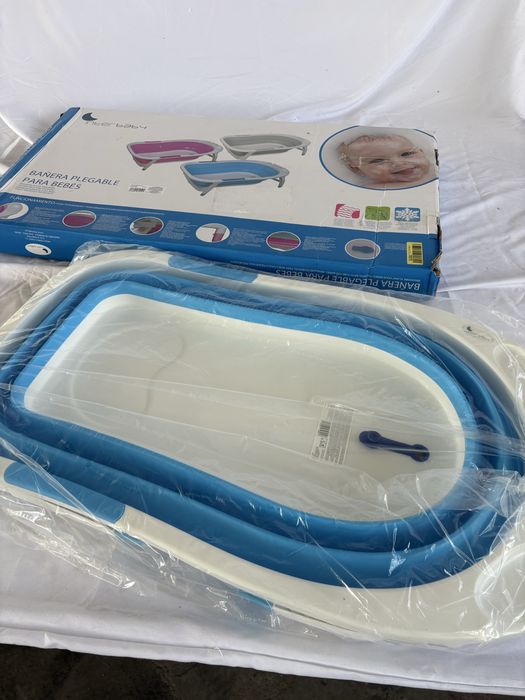 Cadita de baie pliabila pentru bebelusi Interbaby,suporta 30 kg