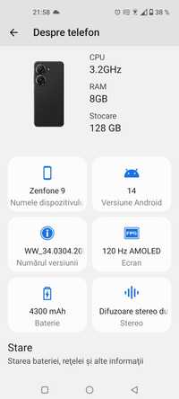 Asus ZenFone 9 128 GB
