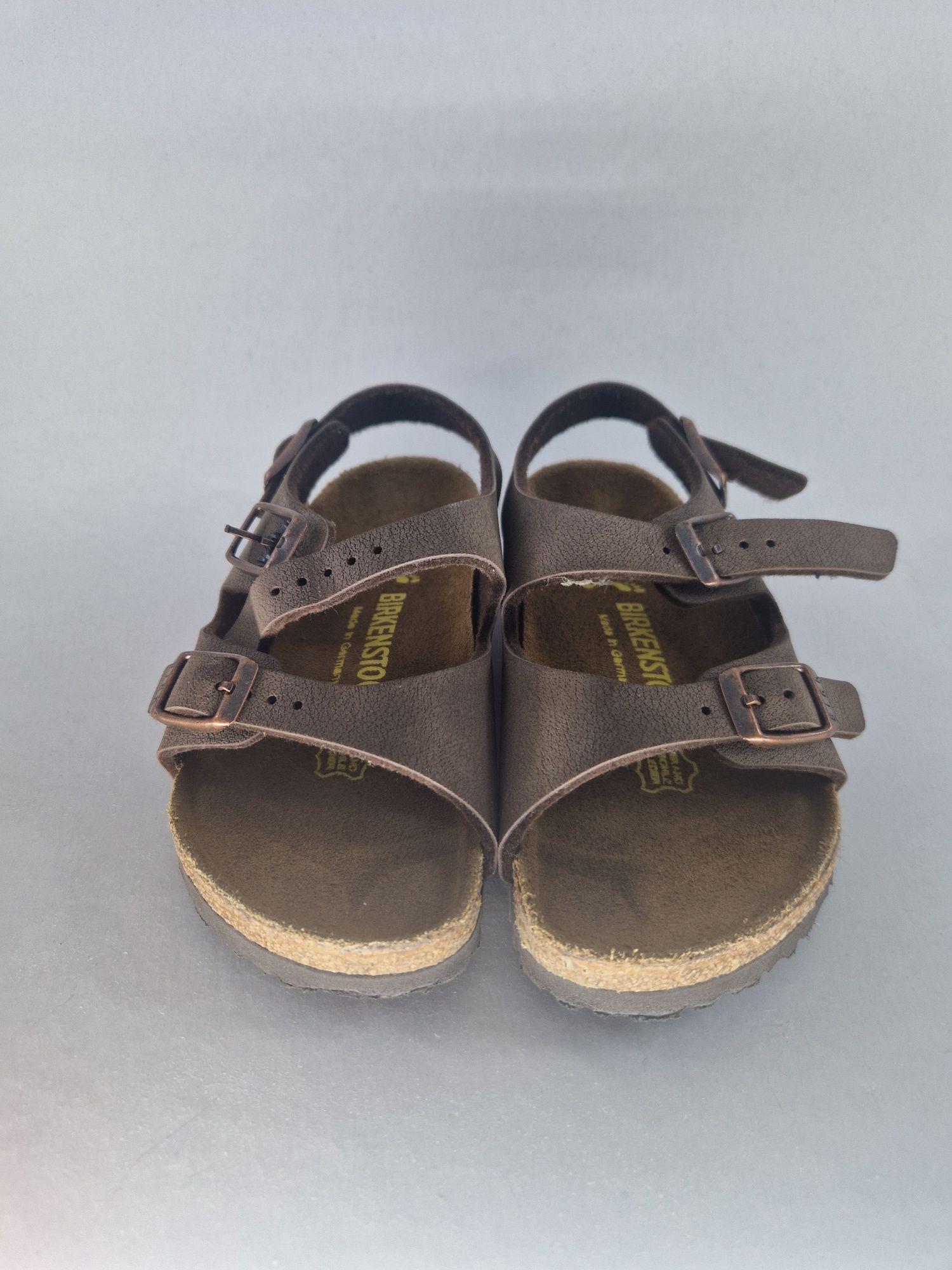 Sandale noi Birkenstock din piele, nr 26, pentru copii, unisex