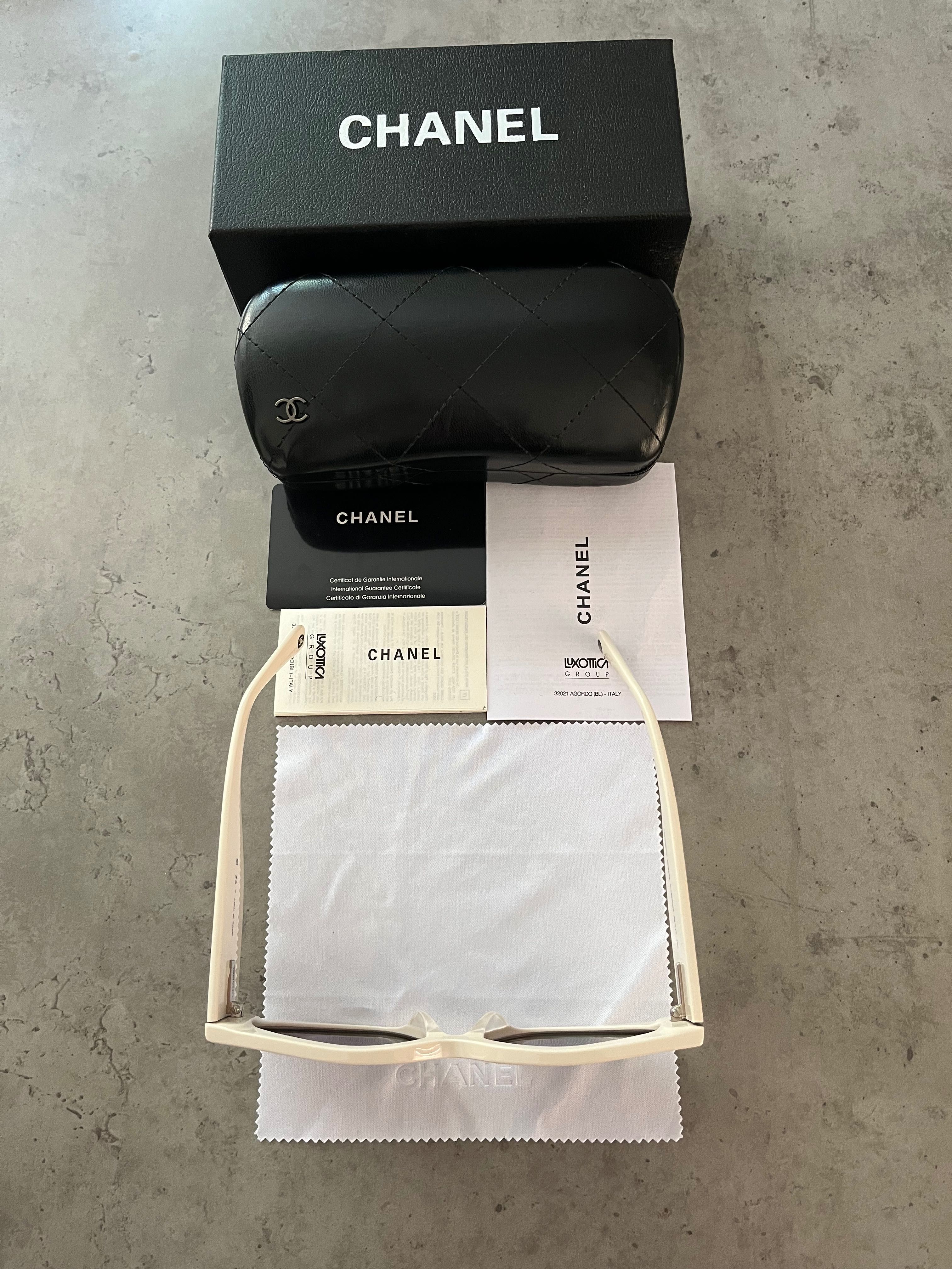 Слънчеви очила котешка форма Chanel