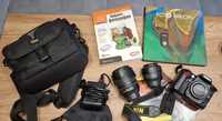 DSLR Фотоапарат Nikon D7000 + D80 + 2 обектива + дистанционно, чанта,