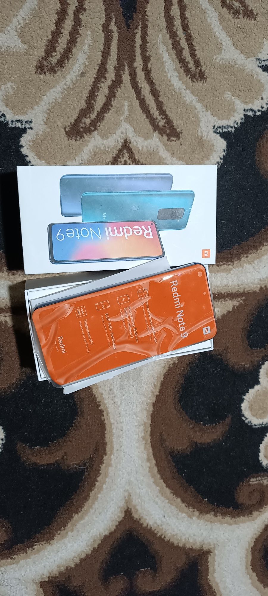 Redmi note 9 4ram 128gb pamyat