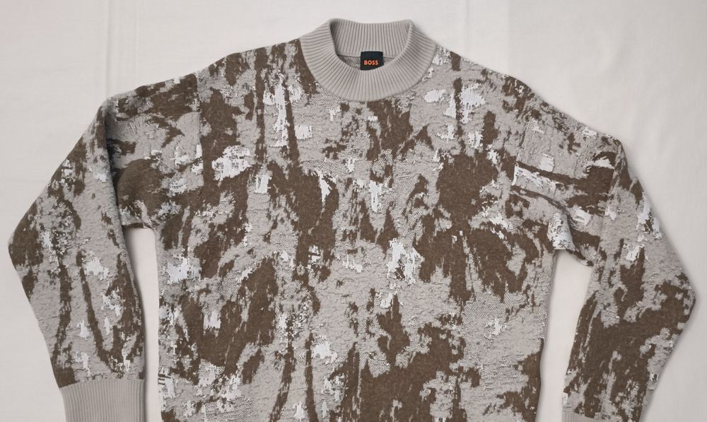 Boss Kalmtree Pullover оригинален пуловер M Бос пуловер