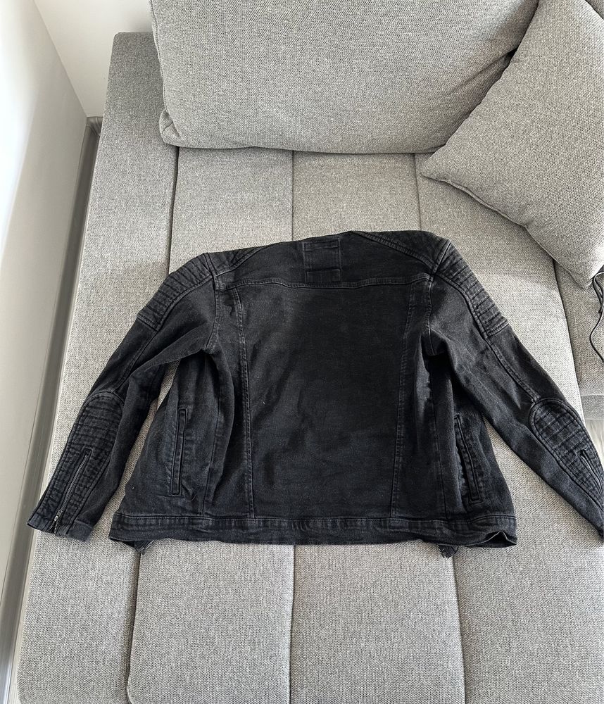 Мъжко черно дънково яке
