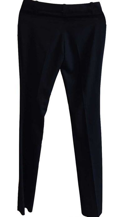 BARBARA BUI Superbi Pantaloni Lână Negru Classic Slim-Fit Casual