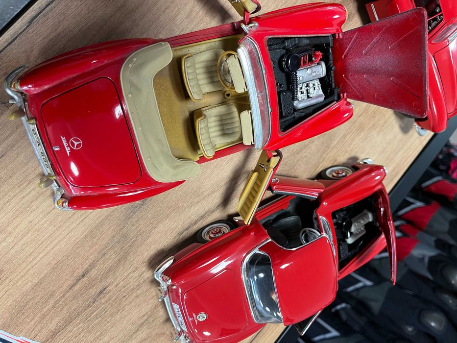Метална колекционерска количка модел Меrcedes 190SL мащаб 1:18