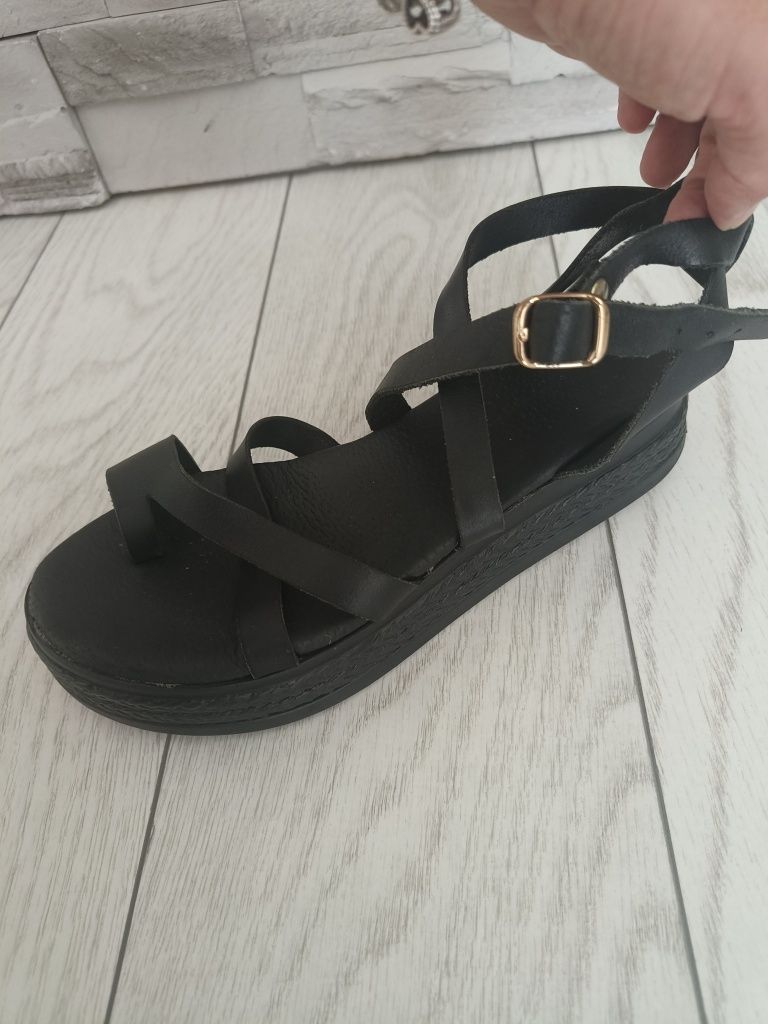 Sandale damă piele naturala