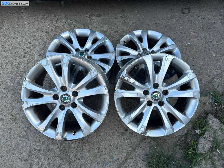 Set 4 Jante Aliaj RONAL 7.5Jx17 ET49 R17 5x112 Skoda Octavia 3 2013 - 2017 [X4035]