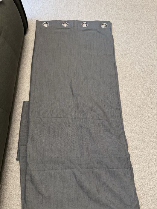 Draperii 2 bucati noi gri antracid