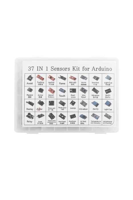 Набор 37 датчиков для Arduino (все в боксе)
