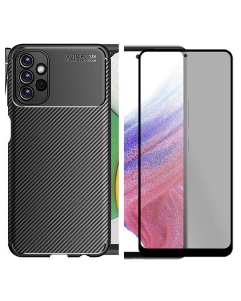 Husa Autofocus Type + Folie Sticla 6D Privacy Samsung A33/A53/A54/A55