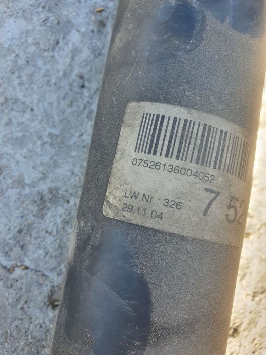 Grup spate și cardan BMW seria 1 e87 2.0d automat