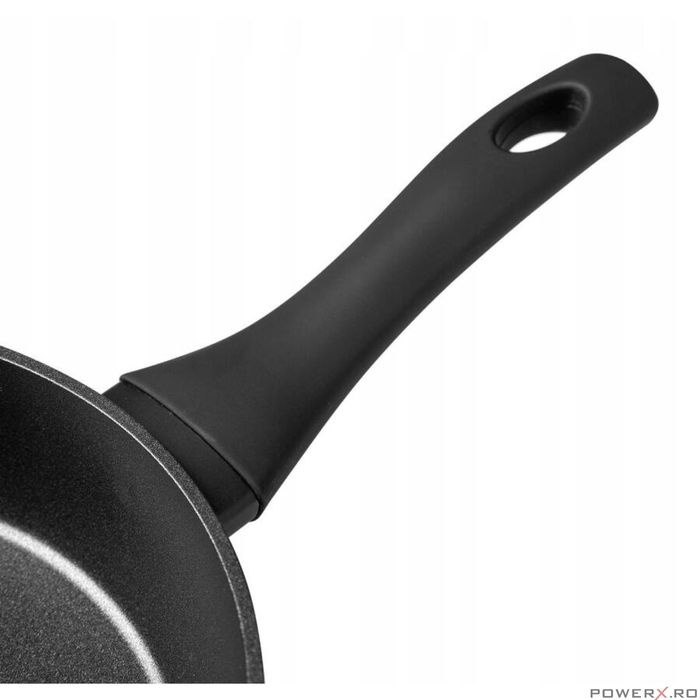 Tigaie din aluminiu forjat, 22 cm, cu invelis antiaderent, maner