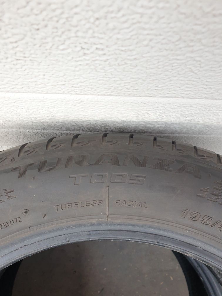 Летни гуми 2 броя BRIDGESTONE Turanza T005 195 55 R16 дот 4219