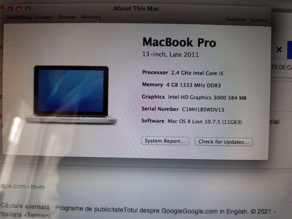 Macbook pro 2011