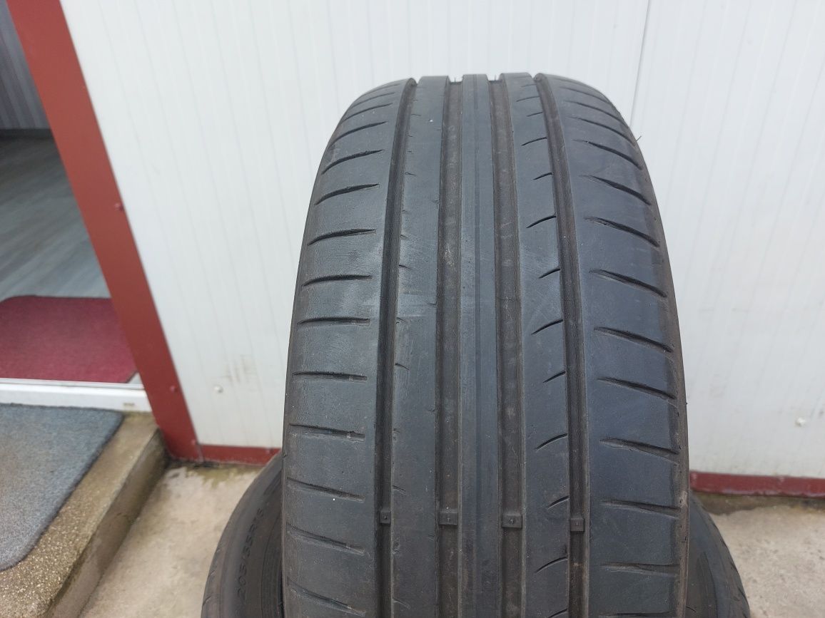 125 lei bucata! Set anvelope de vara 205 55 16 Dunlop