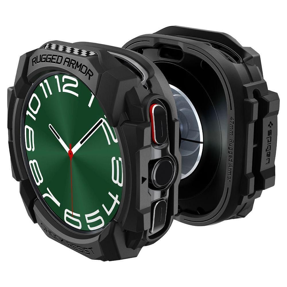 Кейс spigen rugged armor за samsung galaxy watch ultra (47 мм) - матов
