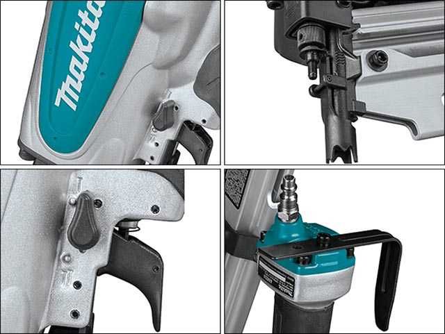НОВ Такер Makita пневматичен за гвоздеи 50-90 мм+2500бр.-90мм. гв.