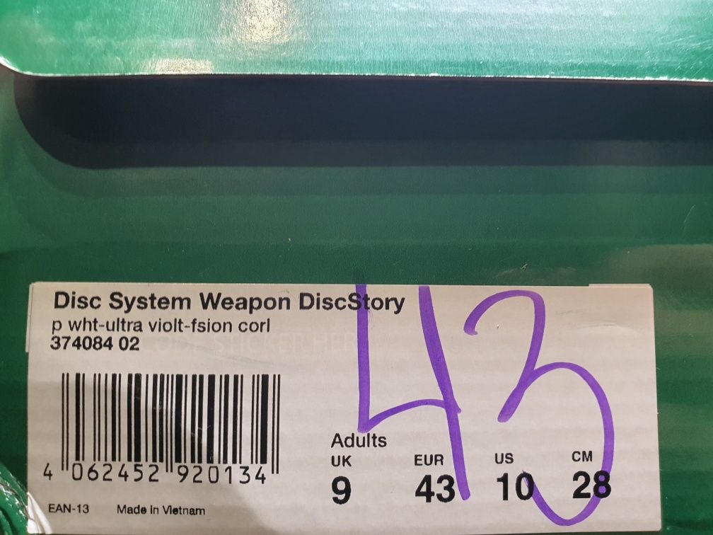 .
Кецове Puma System Weapon DiscStory

Чисто нови с кутия.

Размер 43