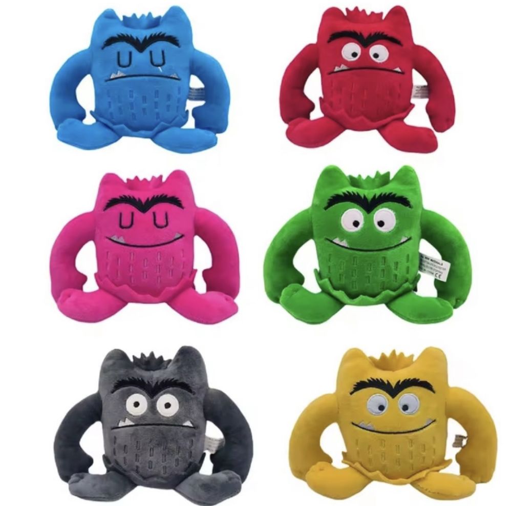 Плюшена играчка The Color Monster, 25см, Плюшени Чудовища