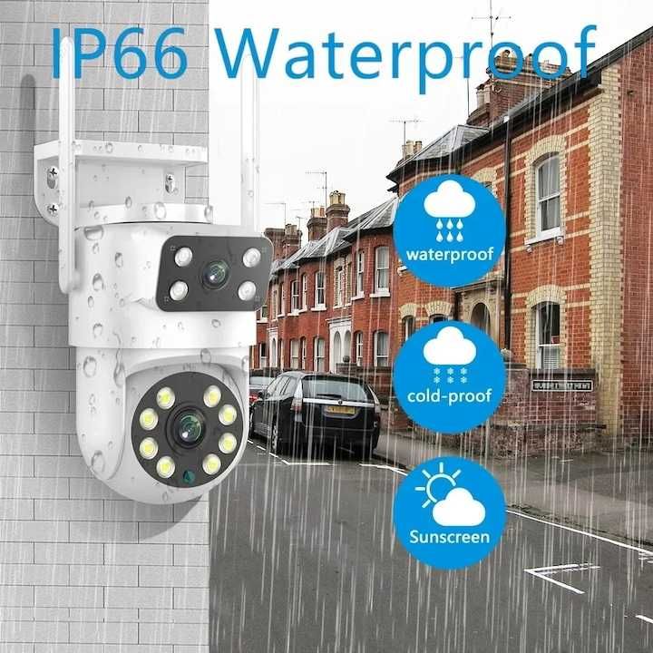 6MP WIFI охранителна камера, двупосочна комуникация