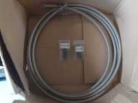 Тефлонов маркуч (PTFE) за гориво с неръждаема оплетка AN6(8mm) 4 метра