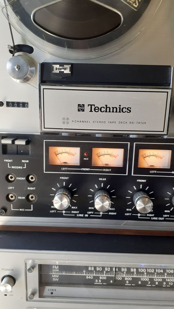 Technics RS741US Quadro magnetofon akai sony revox teac