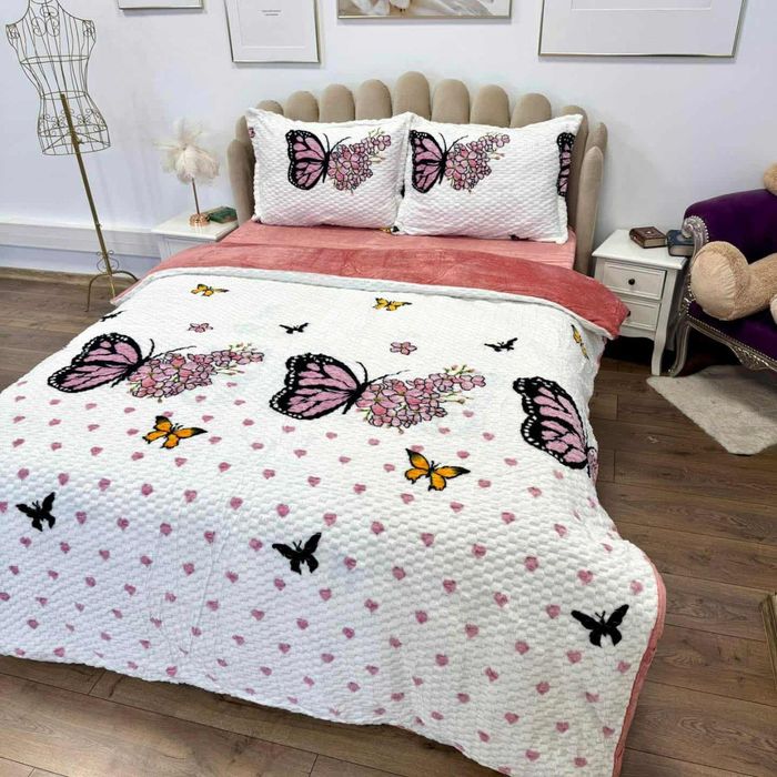 Lenjerie de pat groasă creponata