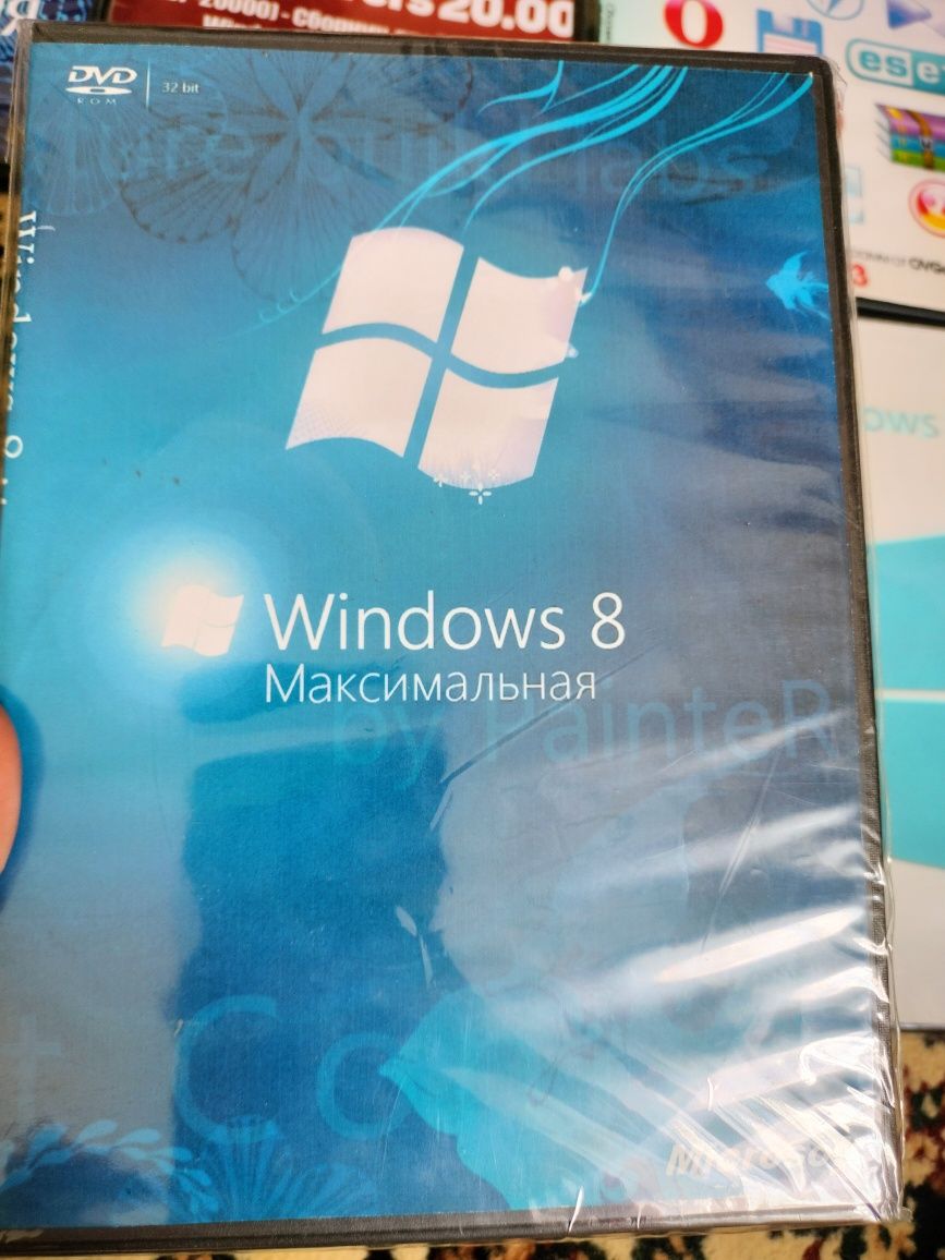 Продам диски WINDOWS 8, 10, программы на ПК, драйвера