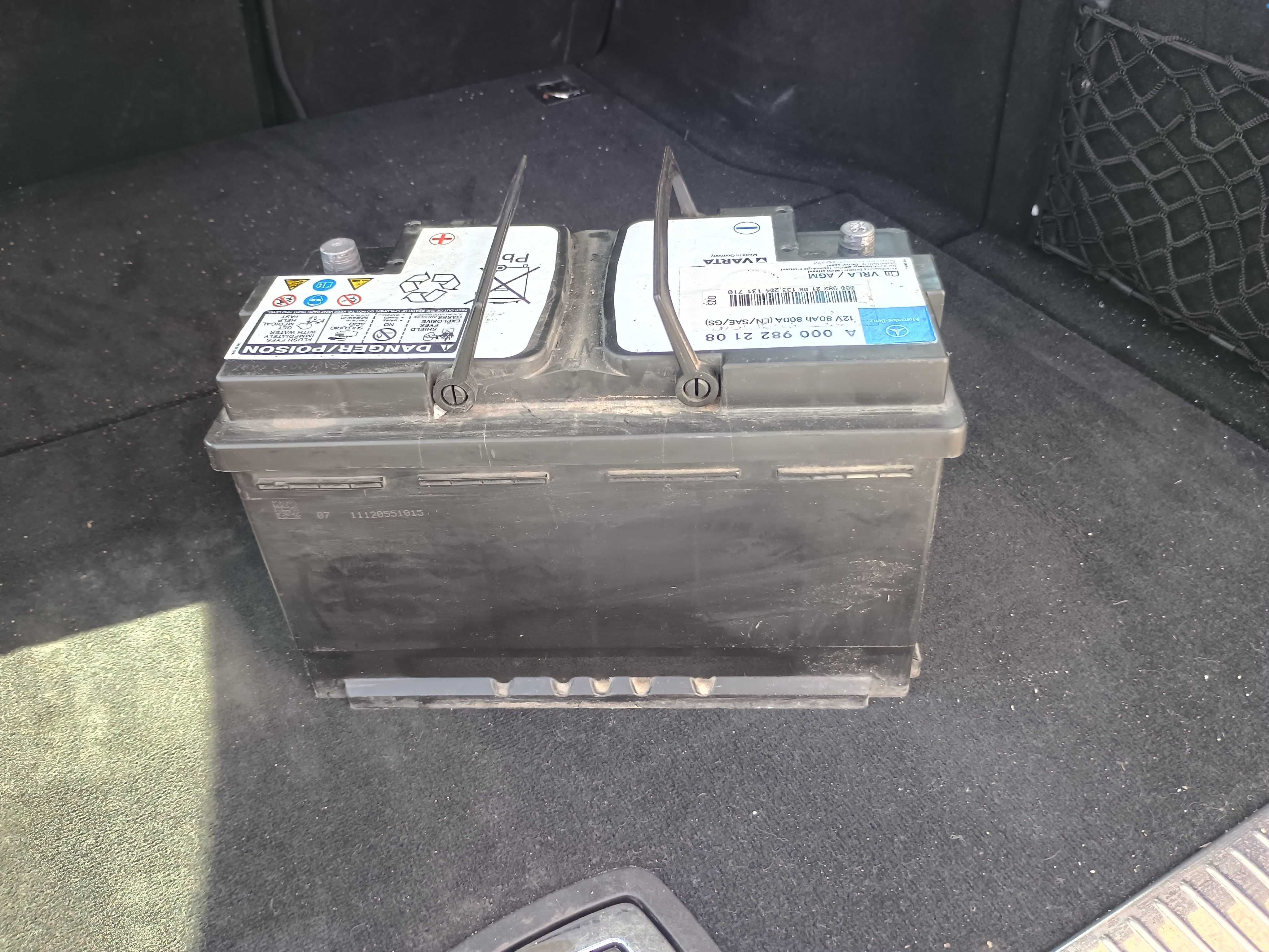 AGM Акумулатор Varta 12V 80Ah 800A оригинален от Mercedes