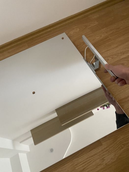 oglinda de baie cu led L 65cm H 60cm