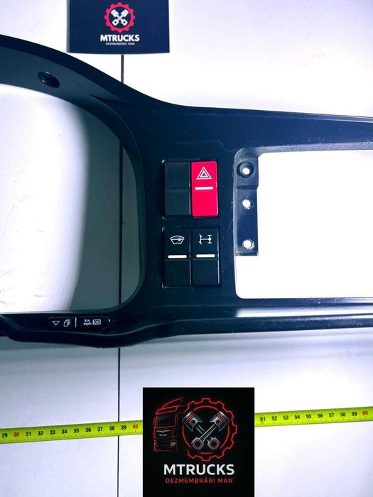 Ramă bord ornament panou instrumente MAN TGX/TGS Euro 6- 81617016357