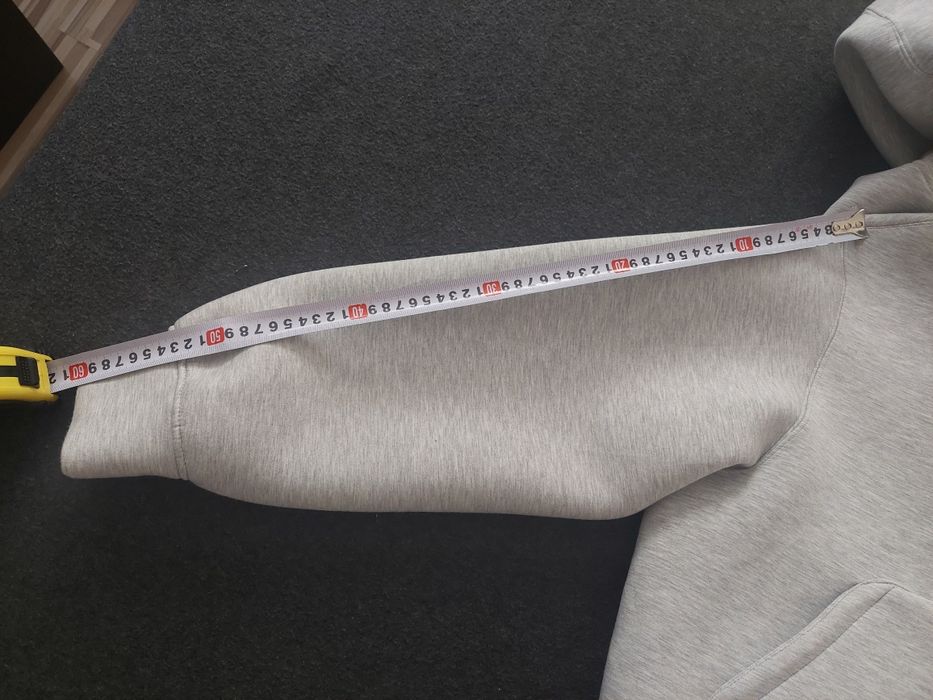 Pull&Bear STWD neoprene-effect hoody in light gray