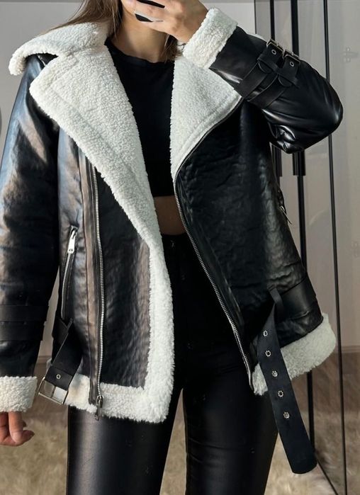 Зимно палто лачено