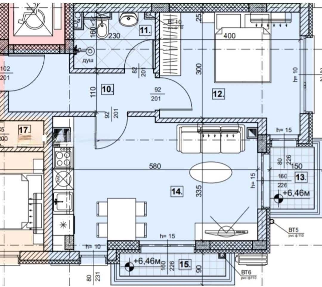 Продава се Двустаен апартамент в Пловдив, Коматевски възел - 69 кв.м за 1286 €/кв.м - Снимка #7