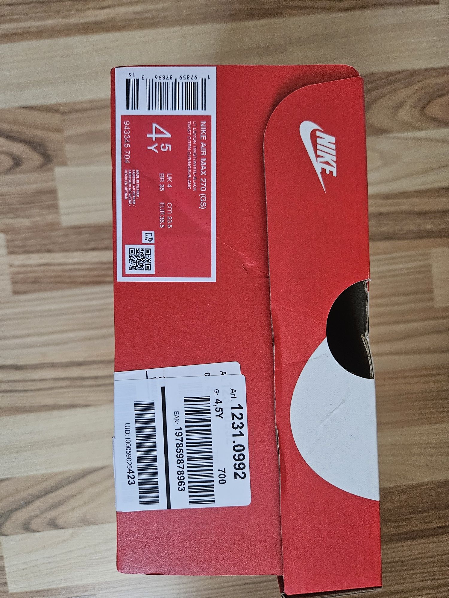 Nike AirMax 270, EUR36.5 (23.5 см.)