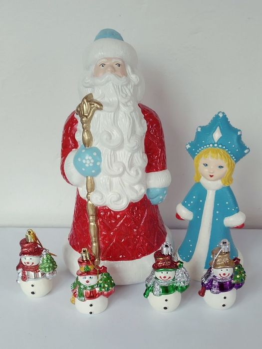 Комплект Мороз и Снегурочка в отличном состоянии.