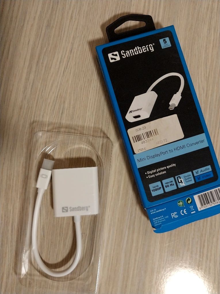 Адаптер MiniDisplayPort-HDMI