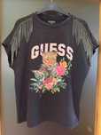 Нова памучна тениска GUESS с камъни