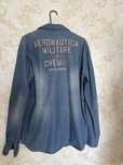 Camasa Aeronautica Militare ,denim barbati xl