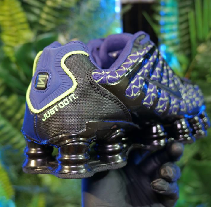 Nike Shox TL Black and Blue дамски маратонки