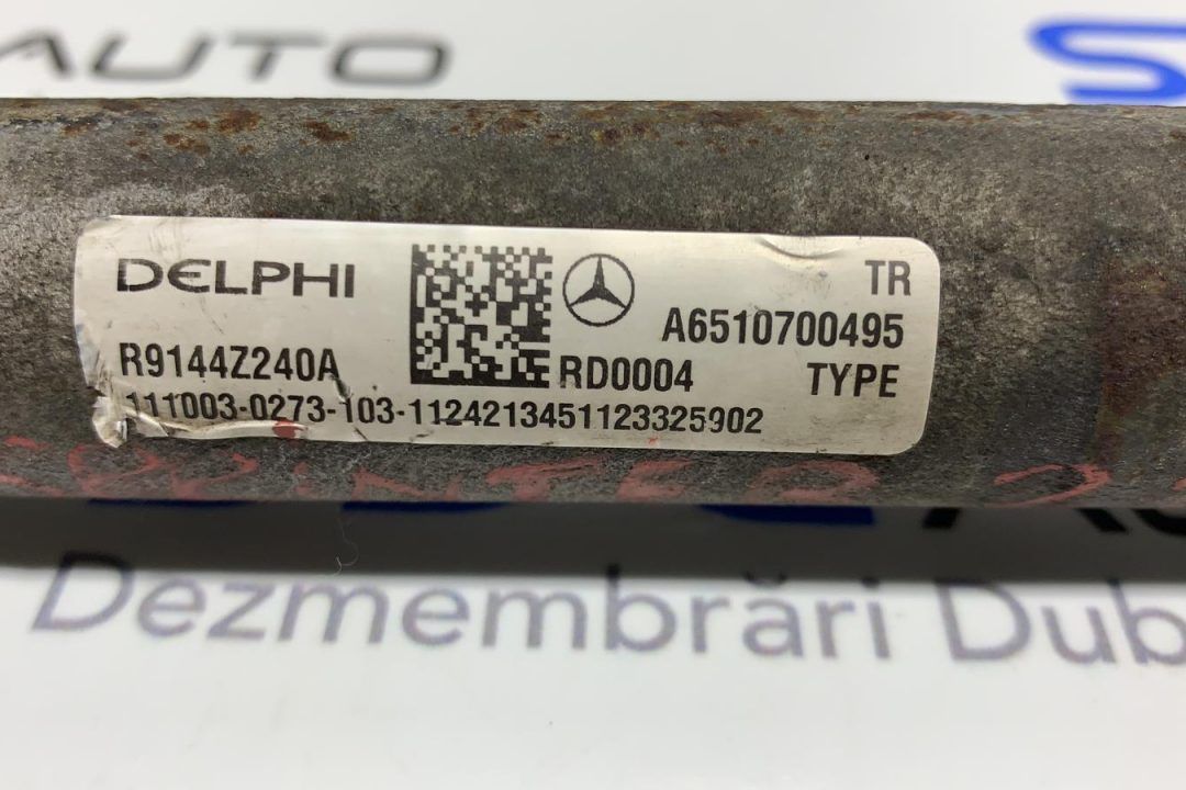 Rampa Injectoare Cu Senzori Mercedes Sprinter 2.2CDI 2010 - 2016 Euro 5 Cod: A6510700495