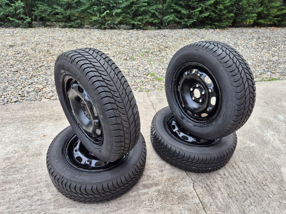 Jante Polo,  Fabia,  Ibiza R14 5x100 cu anvelope iarna 175/70R14