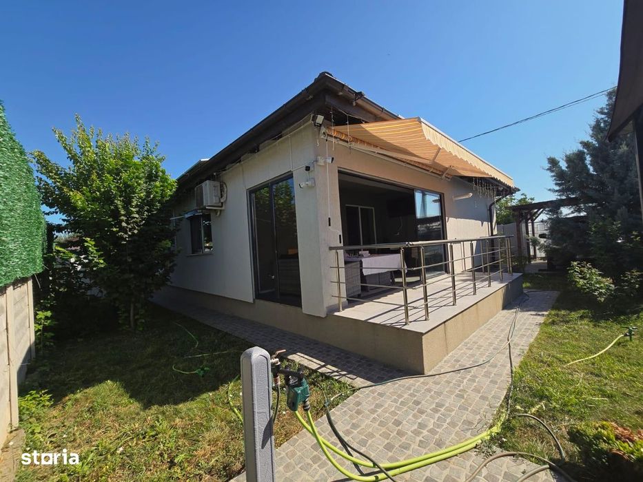 Casa individuala mobilata utilata || 3 camere 1 baie || teren 300mp