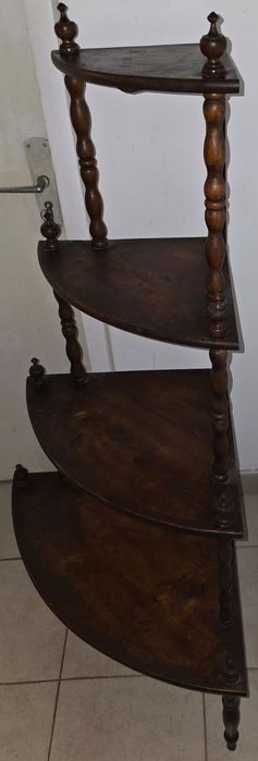 etajera de colț antica vintage
