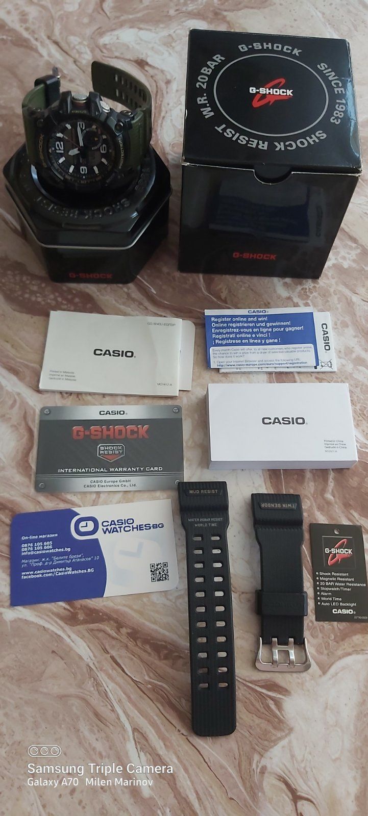 Продавам часовник CASIO G-SHOCK