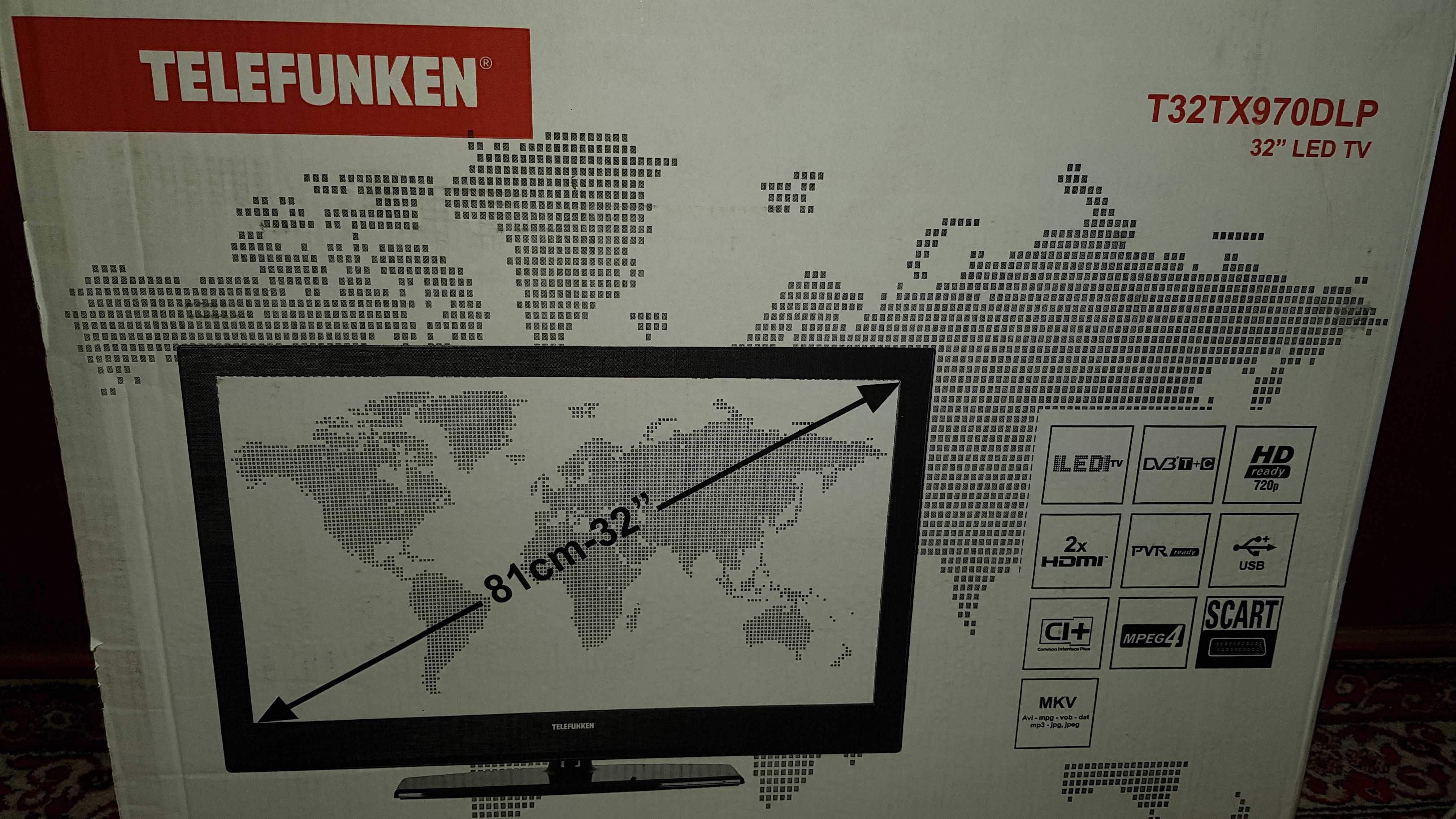 Televizor LED Telefunken 32" / 81cm