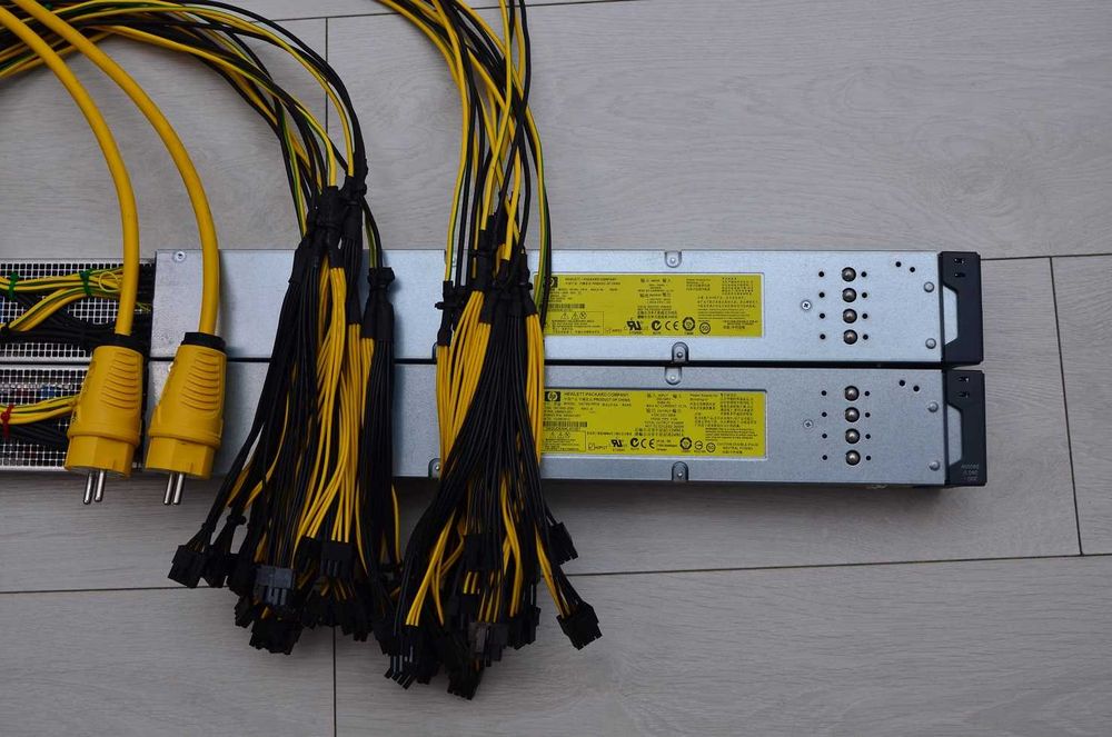 GARANTIE 9 luni! Sursa server HP 2450w PLATINUM, eficienta 92%, 16xPCI