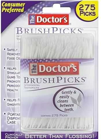 Doctor's Brushpicks, periute interdentare 275buc